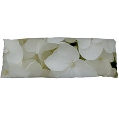 Hydrangea Flowers Blossom White Floral Elegant Bridal Chic Body Pillow Case Dakimakura (two Sides) by yoursparklingshop