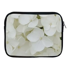 Hydrangea Flowers Blossom White Floral Elegant Bridal Chic Apple iPad 2/3/4 Zipper Cases