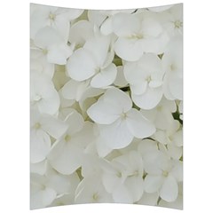 Hydrangea Flowers Blossom White Floral Elegant Bridal Chic Back Support Cushion by yoursparklingshop