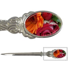 Floral Photography Orange Red Rose Daisy Elegant Flowers Bouquet Letter Openers by yoursparklingshop