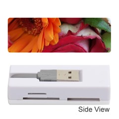 Floral Photography Orange Red Rose Daisy Elegant Flowers Bouquet Memory Card Reader (stick)  by yoursparklingshop