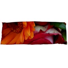 Floral Photography Orange Red Rose Daisy Elegant Flowers Bouquet Body Pillow Case (dakimakura) by yoursparklingshop