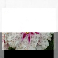 Floral Soft Pink Flower Photography Peony Rose Rectangular Jigsaw Puzzl