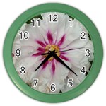 Floral Soft Pink Flower Photography Peony Rose Color Wall Clocks Front