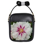 Floral Soft Pink Flower Photography Peony Rose Girls Sling Bags Front