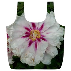 Floral Soft Pink Flower Photography Peony Rose Full Print Recycle Bags (L) 