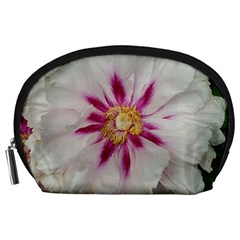 Floral Soft Pink Flower Photography Peony Rose Accessory Pouches (large)  by yoursparklingshop