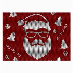 Ugly Christmas Sweater Large Glasses Cloth by Valentinaart