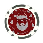 Ugly Christmas Sweater Poker Chip Card Guard Front