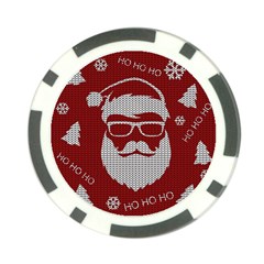 Ugly Christmas Sweater Poker Chip Card Guard (10 Pack) by Valentinaart