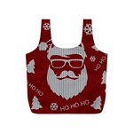 Ugly Christmas Sweater Full Print Recycle Bags (S)  Front