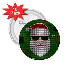 Ugly Christmas Sweater 2 25  Buttons (10 Pack) 