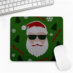 Ugly Christmas Sweater Large Mousepads by Valentinaart