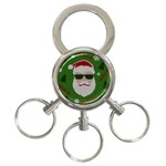 Ugly Christmas Sweater 3-Ring Key Chains Front