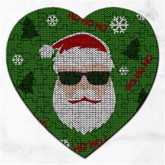 Ugly Christmas Sweater Jigsaw Puzzle (heart) by Valentinaart