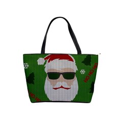 Ugly Christmas Sweater Shoulder Handbags by Valentinaart