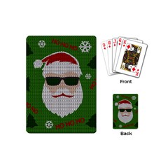 Ugly Christmas Sweater Playing Cards (mini)  by Valentinaart