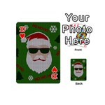 Ugly Christmas Sweater Playing Cards 54 (Mini)  Front - Heart10