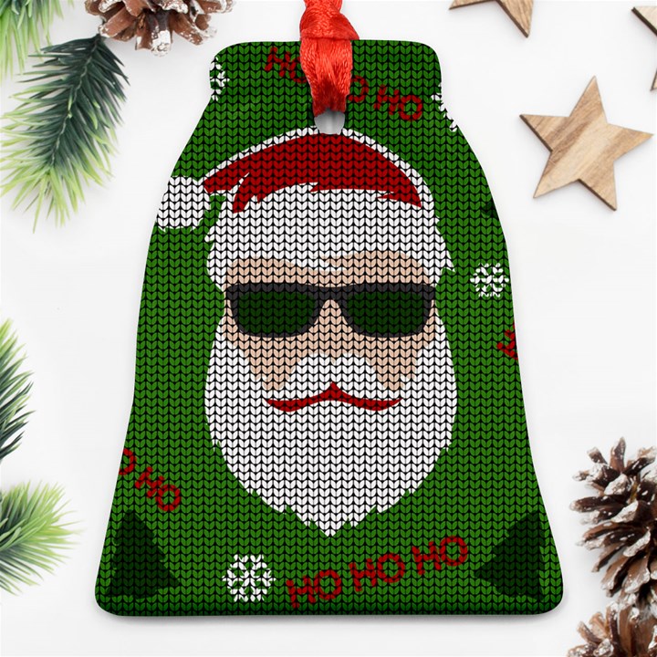 Ugly Christmas Sweater Bell Ornament (Two Sides)