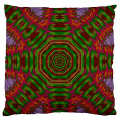 Feathers And Gold In The Sea Breeze For Peace Standard Flano Cushion Case (two Sides) by pepitasart