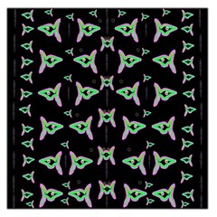 Fishes Talking About Love And Stuff Large Satin Scarf (square) by pepitasart