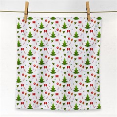 Christmas Pattern Face Towel by Valentinaart