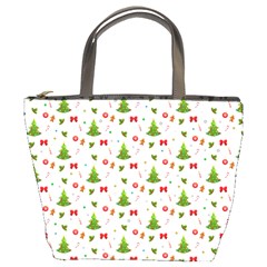 Christmas Pattern Bucket Bags by Valentinaart