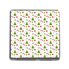 Christmas Pattern Memory Card Reader (square) by Valentinaart