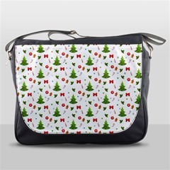 Christmas Pattern Messenger Bags by Valentinaart