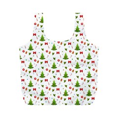 Christmas Pattern Full Print Recycle Bags (m)  by Valentinaart