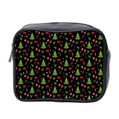 Christmas Pattern Mini Toiletries Bag 2-side by Valentinaart