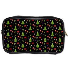 Christmas Pattern Toiletries Bags by Valentinaart