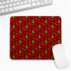 Christmas Pattern Large Mousepads by Valentinaart