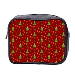 Christmas Pattern Mini Toiletries Bag 2-side by Valentinaart