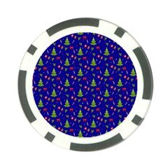 Christmas Pattern Poker Chip Card Guard by Valentinaart