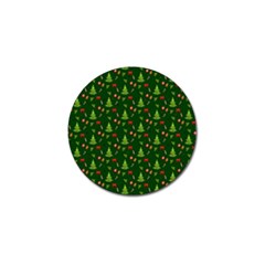 Christmas Pattern Golf Ball Marker (4 Pack) by Valentinaart