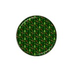 Christmas pattern Hat Clip Ball Marker (4 pack) Front