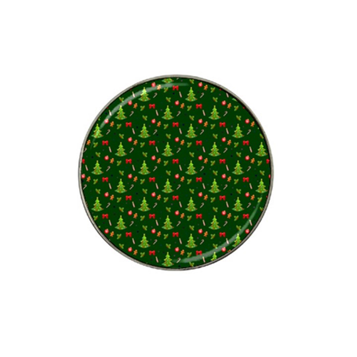 Christmas pattern Hat Clip Ball Marker (4 pack)