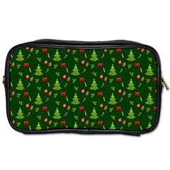 Christmas Pattern Toiletries Bags 2-side by Valentinaart