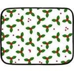 Christmas pattern Double Sided Fleece Blanket (Mini)  35 x27  Blanket Front