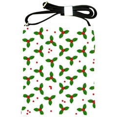 Christmas Pattern Shoulder Sling Bags by Valentinaart