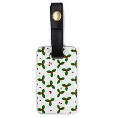 Christmas Pattern Luggage Tags (one Side)  by Valentinaart