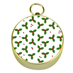 Christmas Pattern Gold Compasses by Valentinaart