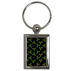 Christmas Pattern Key Chains (rectangle)  by Valentinaart