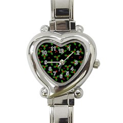 Christmas Pattern Heart Italian Charm Watch by Valentinaart