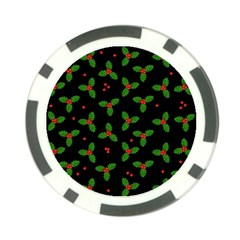 Christmas Pattern Poker Chip Card Guard by Valentinaart