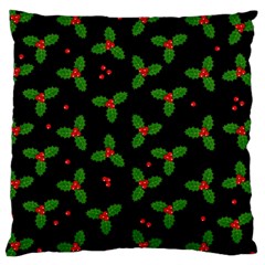 Christmas Pattern Large Cushion Case (one Side) by Valentinaart