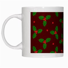 Christmas Pattern White Mugs by Valentinaart