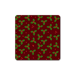 Christmas Pattern Square Magnet by Valentinaart