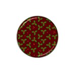 Christmas pattern Hat Clip Ball Marker (4 pack) Front